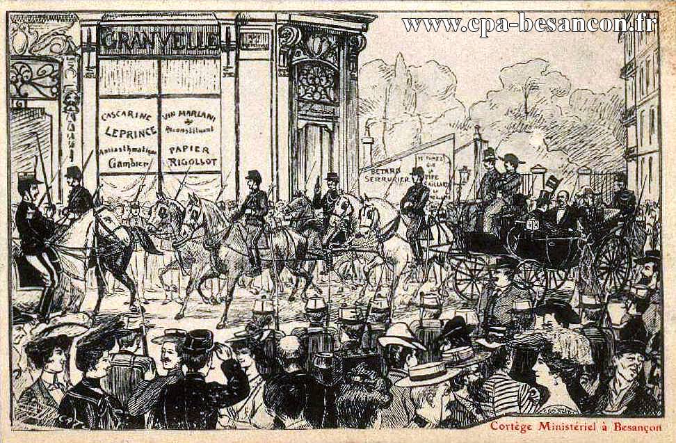 Cortège Ministériel à Besançon